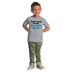 Smell From Dad Infant Toddler T Shirt-Direct To Garment Print-Brisco Baby