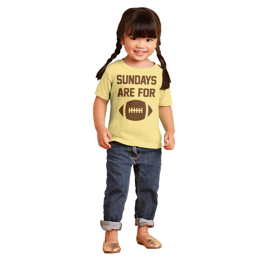 Sundays for Football Infant Toddler T Shirt-Direct To Garment Print-Brisco Baby