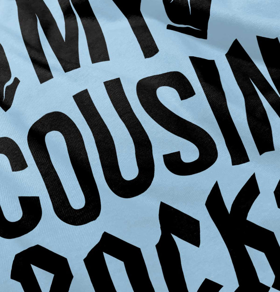 My Cousin Rocks Infant Baby Bib-Direct To Garment Print-Brisco Baby