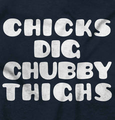 Chubby Thighs Infant Toddler T Shirt-Direct To Garment Print-Brisco Baby