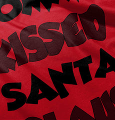 Mommy Kissed Santa Claus Infant Toddler T Shirt-Direct To Garment Print-Brisco Baby