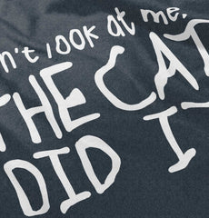 Cat Did It Toddler Football Jersey Tee-Direct To Garment Print-Brisco Baby