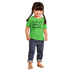 Nothin' On Grandma Infant Toddler T Shirt-Direct To Garment Print-Brisco Baby