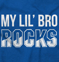 My Lil' Bro Rocks Infant Toddler T Shirt-Direct To Garment Print-Brisco Baby