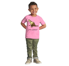 Dropped Cone Infant Toddler T Shirt-Direct To Garment Print-Brisco Baby