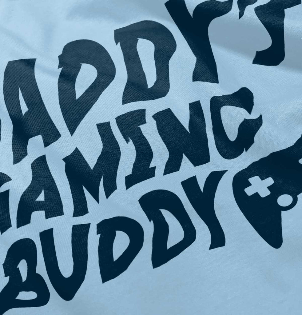 Daddy's Gaming Buddy Infant Baby Bib-Direct To Garment Print-Brisco Baby