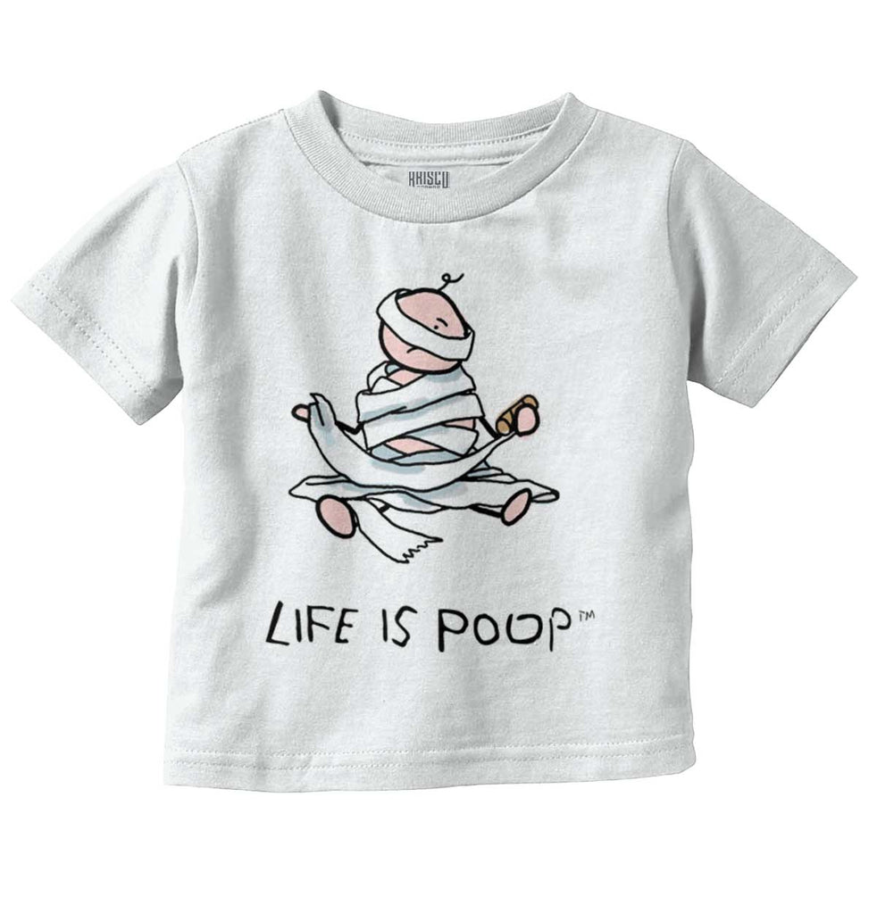 Baby Toilet Paper Infant Toddler T Shirt-Direct To Garment Print-Brisco Baby