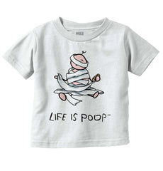 Baby Toilet Paper Infant Toddler T Shirt-Direct To Garment Print-Brisco Baby
