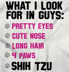 Shih Tzu Checklist Romper Bodysuit-Direct To Garment Print-Brisco Baby