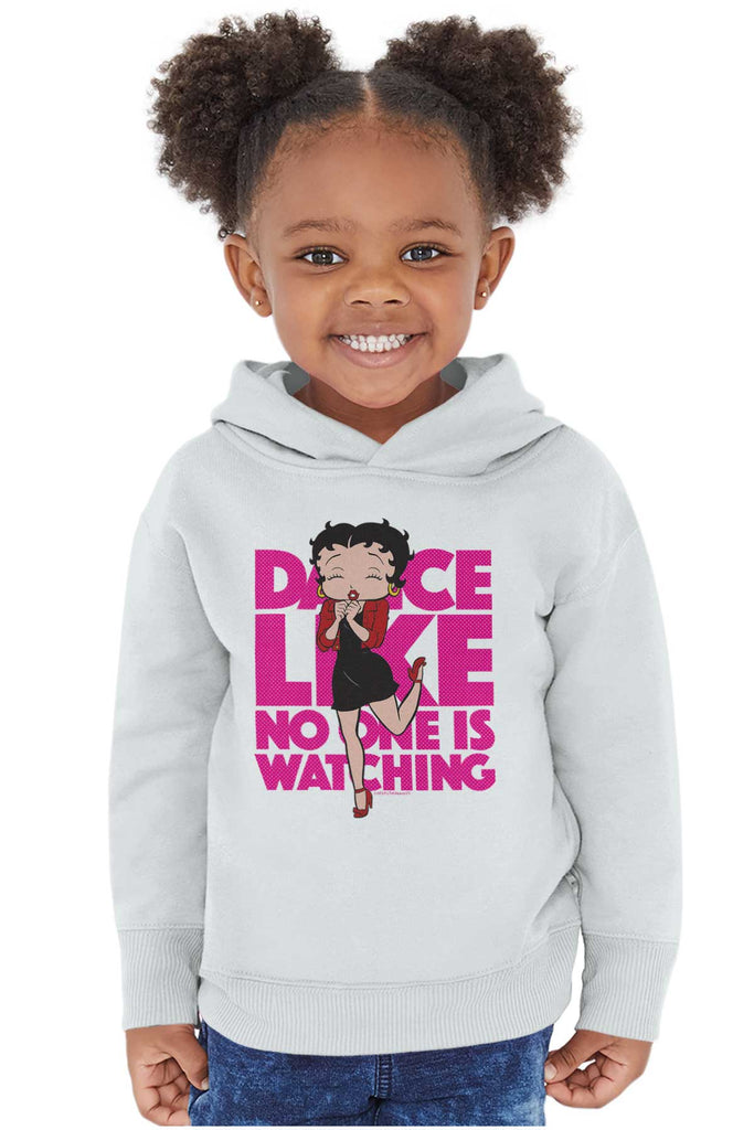 Dancing Betty Toddler Pullover Hoodie-Direct To Garment Print-Brisco Baby
