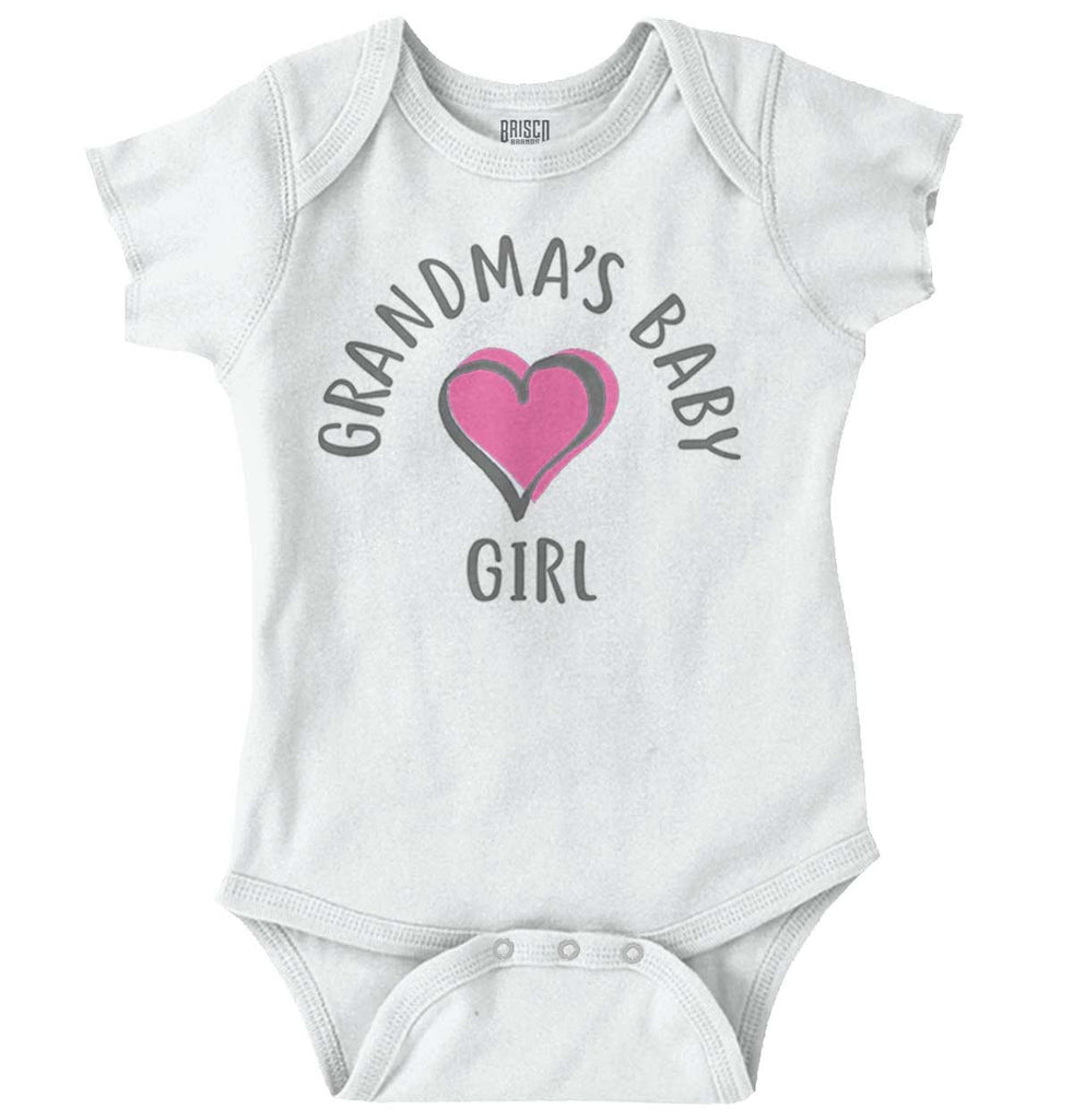 Grandma's Baby Girl Romper Bodysuit-Direct To Garment Print-Brisco Baby