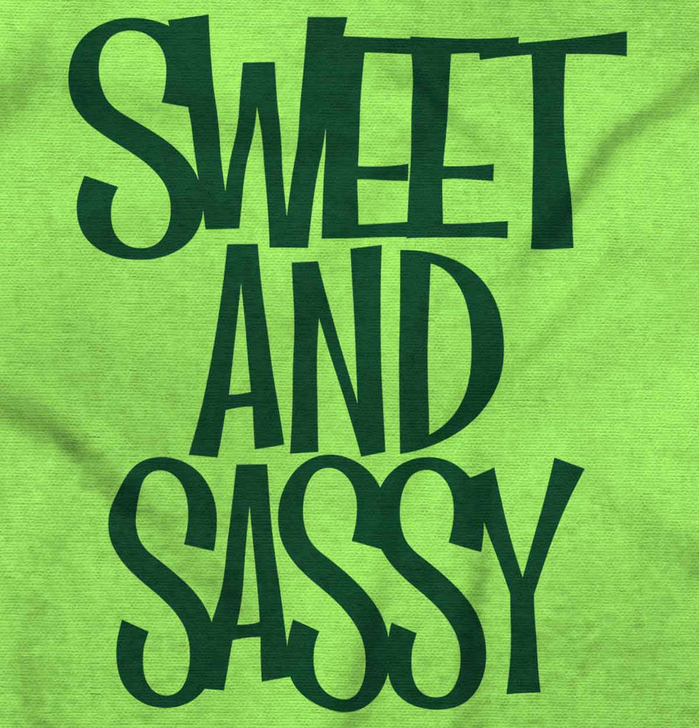 Sweet and Sassy Infant Toddler T Shirt-Direct To Garment Print-Brisco Baby