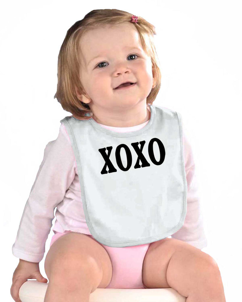 XOXO Infant Baby Bib-Direct To Garment Print-Brisco Baby