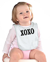 XOXO Infant Baby Bib-Direct To Garment Print-Brisco Baby