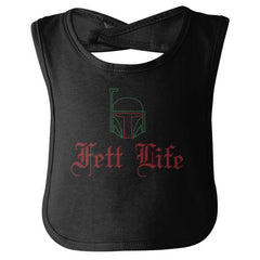 Fett Life Infant Baby Bib-Direct To Garment Print-Brisco Baby