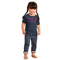 Promoted To Big Sister Infant Toddler T Shirt-Direct To Garment Print-Brisco Baby