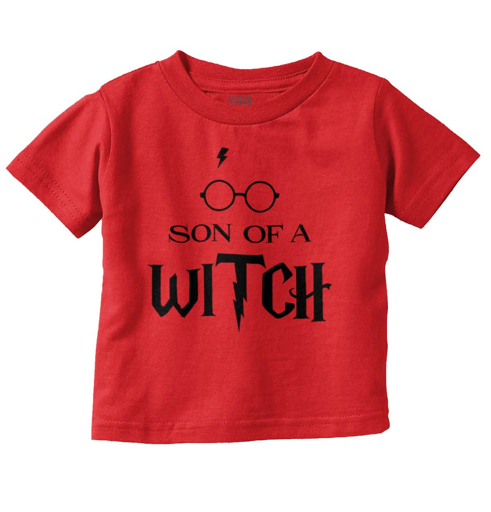 Son Of A Witch Infant Toddler T Shirt-Direct To Garment Print-Brisco Baby