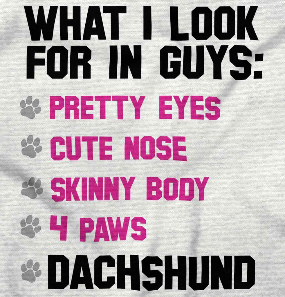 Dachshund Checklist Romper Bodysuit-Direct To Garment Print-Brisco Baby