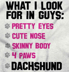 Dachshund Checklist Romper Bodysuit-Direct To Garment Print-Brisco Baby