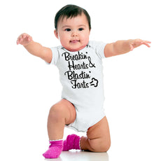 Blastin Farts Romper Bodysuit-Direct To Garment Print-Brisco Baby