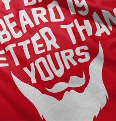 Dad's Beard Ringer Romper Bodysuit-Direct To Garment Print-Brisco Baby