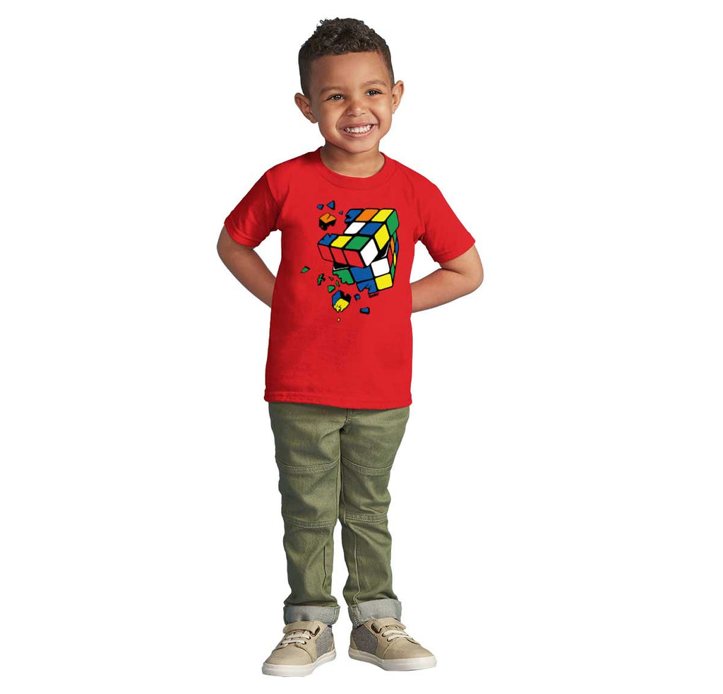 Broken Rubiks Infant Toddler T Shirt-Direct To Garment Print-Brisco Baby