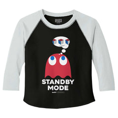 Standby Mode Toddler Baseball-Direct To Garment Print-Brisco Baby