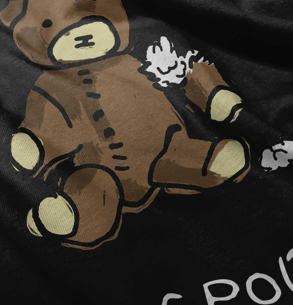 Ripped Teddy Bear Romper Bodysuit-Direct To Garment Print-Brisco Baby