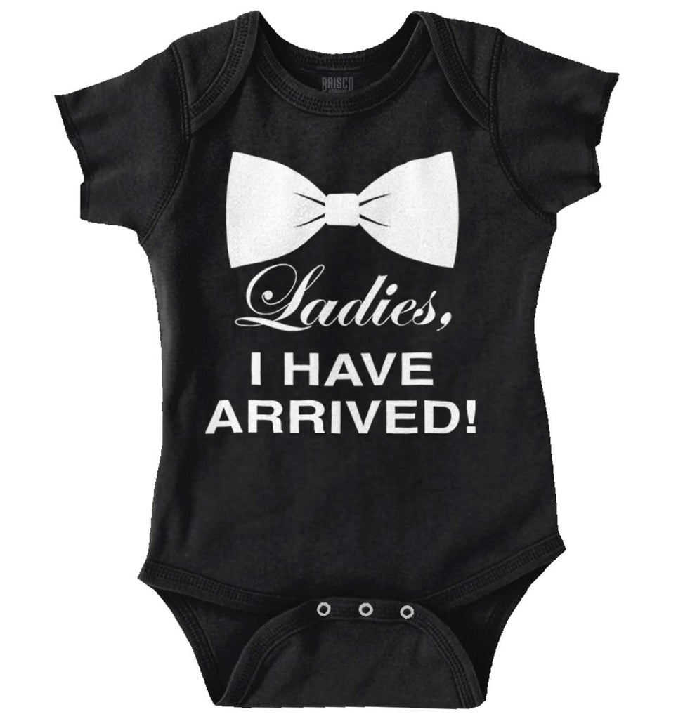 I Have Arrived Romper Bodysuit-Direct To Garment Print-Brisco Baby