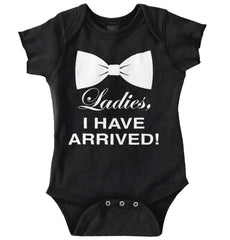 I Have Arrived Romper Bodysuit-Direct To Garment Print-Brisco Baby