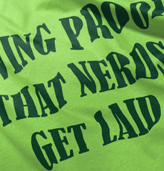 Nerds Get Laid Romper Bodysuit-Direct To Garment Print-Brisco Baby