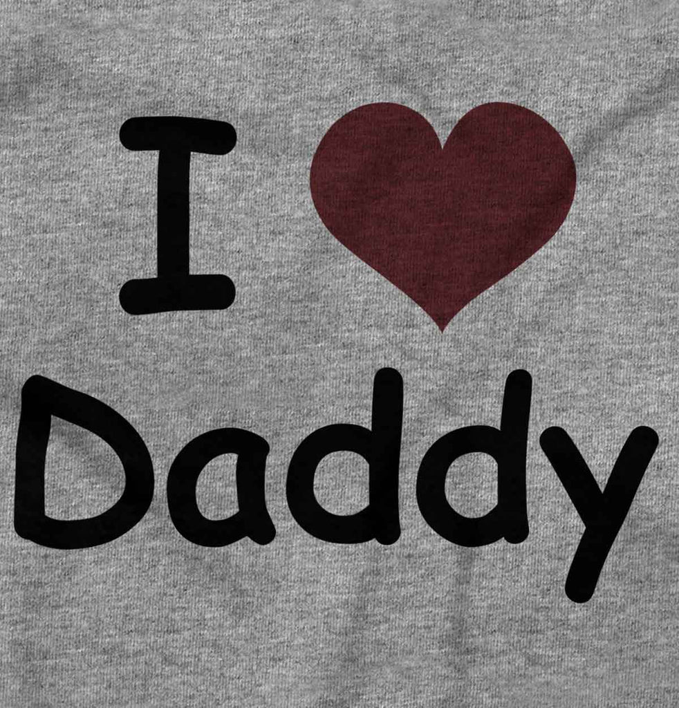 I Heart Daddy Raglan Romper Bodysuit-Direct To Garment Print-Brisco Baby