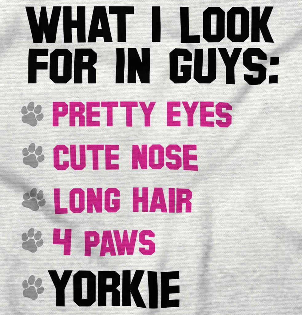 Yorkie Checklist Romper Bodysuit-Direct To Garment Print-Brisco Baby