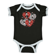 Betty Love Baby Ruffled Trim Romper-Direct To Garment Print-Brisco Baby