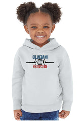 I'm Inverted Toddler Pullover Hoodie-Direct To Garment Print-Brisco Baby