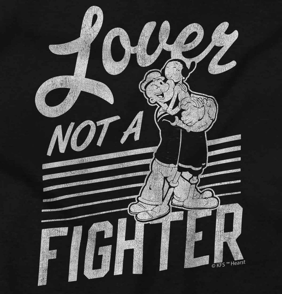 Lover Not A Fighter Romper Bodysuit-Direct To Garment Print-Brisco Baby