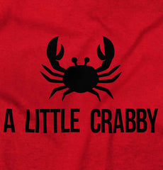 A Little Crabby Romper Bodysuit-Direct To Garment Print-Brisco Baby