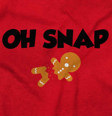 Oh Snap Gingerbread Infant Toddler T Shirt-Direct To Garment Print-Brisco Baby