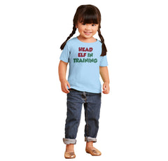 Head Elf Training Infant Toddler T Shirt-Direct To Garment Print-Brisco Baby
