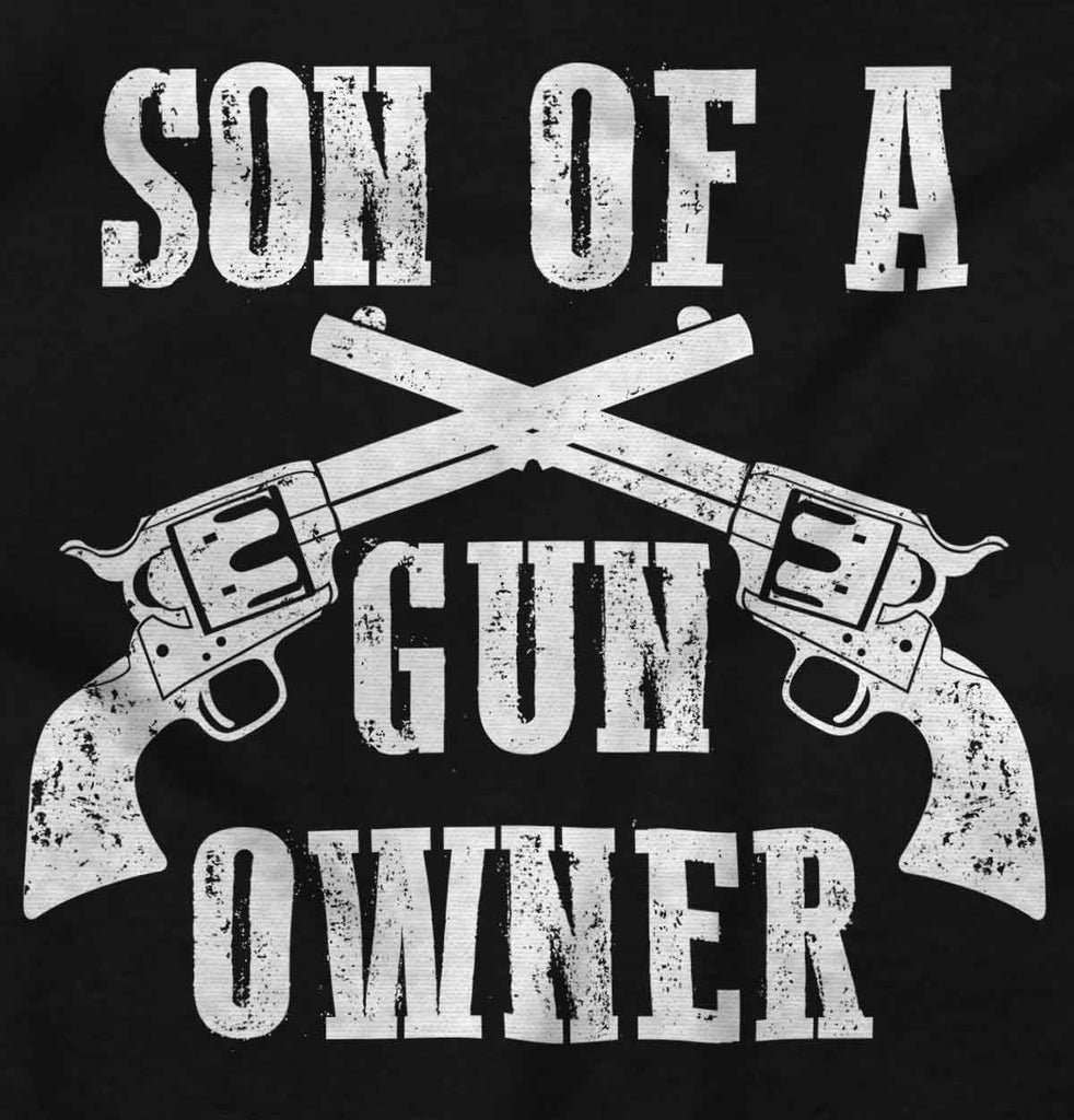 Son Gun Owner Romper Bodysuit-Direct To Garment Print-Brisco Baby