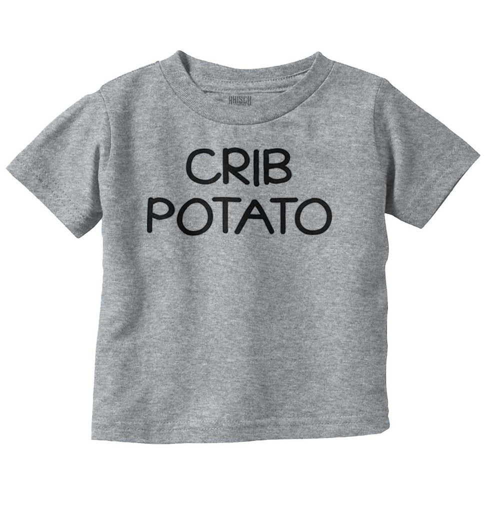 Crib Potato Infant Toddler T Shirt-Direct To Garment Print-Brisco Baby