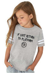 Return Platofrm 9 3/4 Toddler Football Jersey Tee-Direct To Garment Print-Brisco Baby
