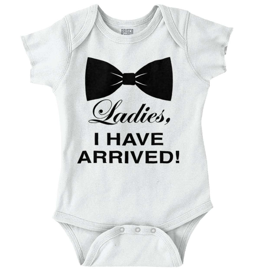 I Have Arrived Romper Bodysuit-Direct To Garment Print-Brisco Baby
