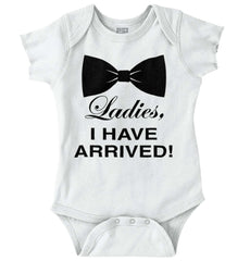 I Have Arrived Romper Bodysuit-Direct To Garment Print-Brisco Baby
