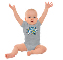 Prayer Warrior Romper Bodysuit-Direct To Garment Print-Brisco Baby
