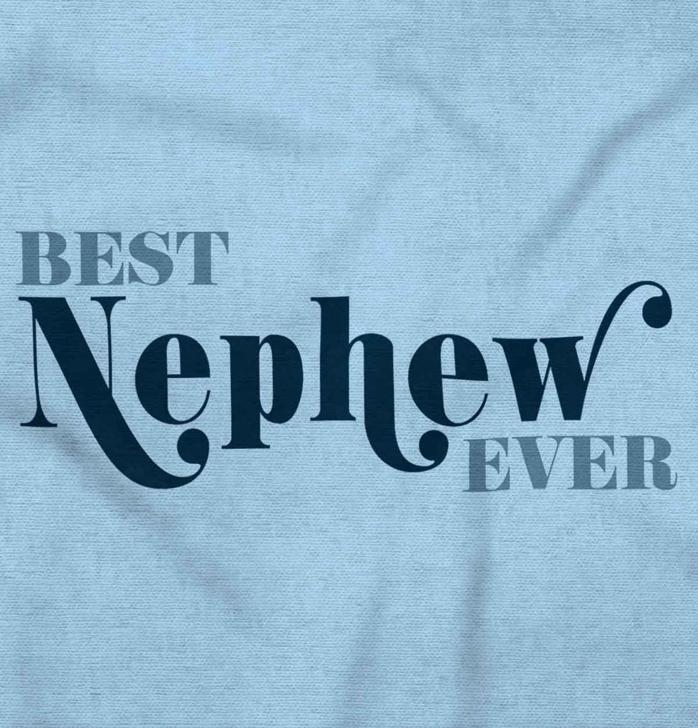 Best Nephew Ever Infant Baby Bib-Direct To Garment Print-Brisco Baby