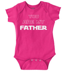 You Are My Father Romper Bodysuit-Direct To Garment Print-Brisco Baby