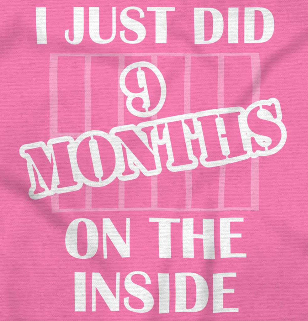 9 Months On The Inside Baby Polka Dot Skirt Dress-Direct To Garment Print-Brisco Baby