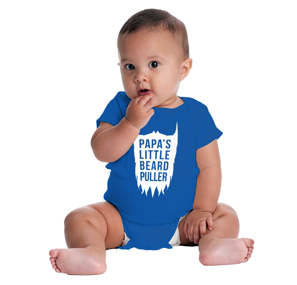 Papa's Little Bread Puller Romper Bodysuit-Direct To Garment Print-Brisco Baby