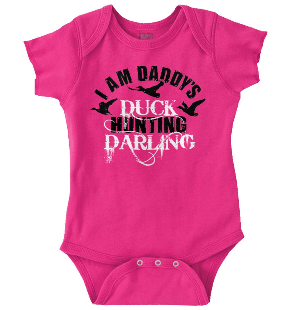 Duck Hunting Darling Romper Bodysuit-Direct To Garment Print-Brisco Baby